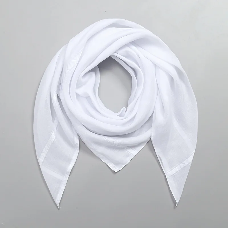 Islam biały kwadratowy szalik  – Bandana Blank White recenzja i cena